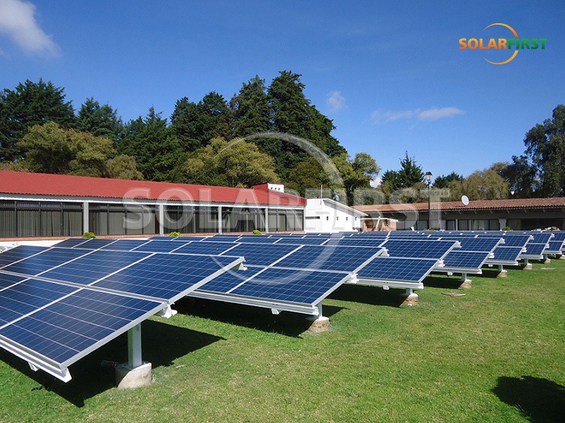 澳大利亚230KWp单柱地面支架