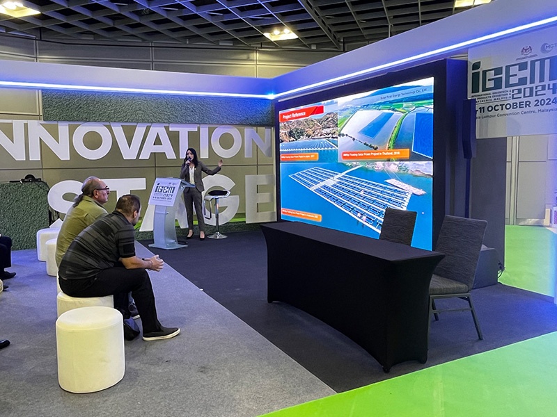 SOLAR FIRST 参加马来西亚 IGEM 2024 会议，获得业界认可