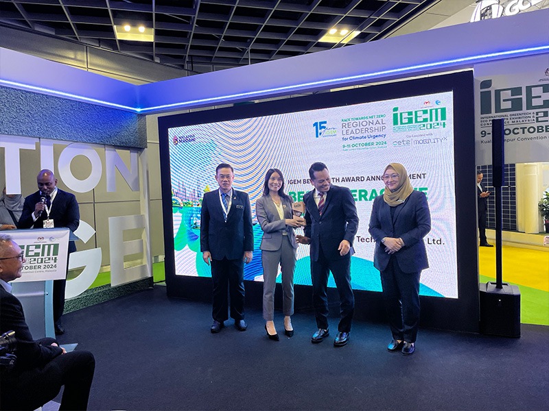 SOLAR FIRST 荣获 2024 年 IGEM 展会“最佳互动展位奖”