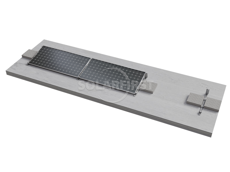 The SF Ballasted Roof Mount is a professional solar panel ballast mounting system designed for industrial and commercial applications.