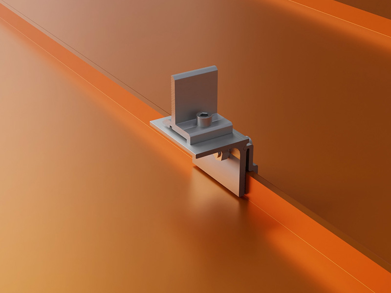 Metal Roof Mount - Standing Seam Roof Clamps